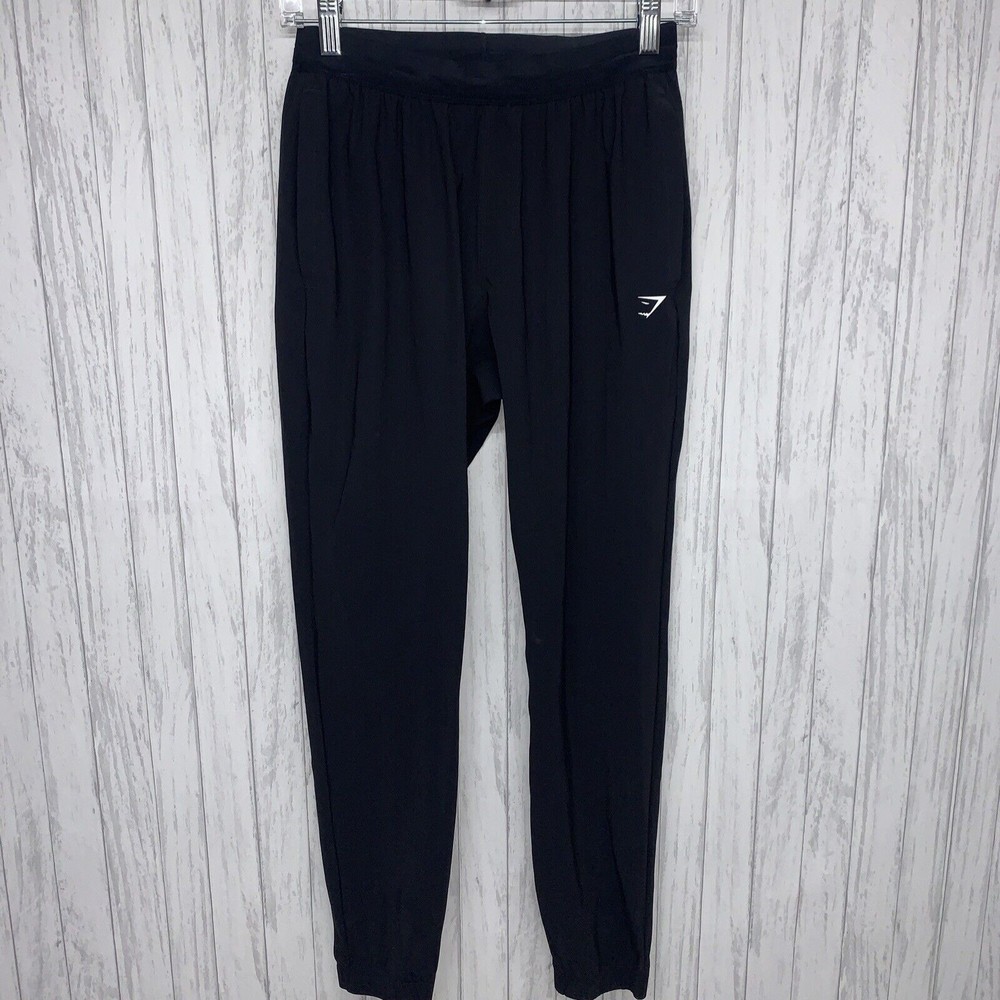 Womens Size S Gymshark Performance Joggers Black EUC